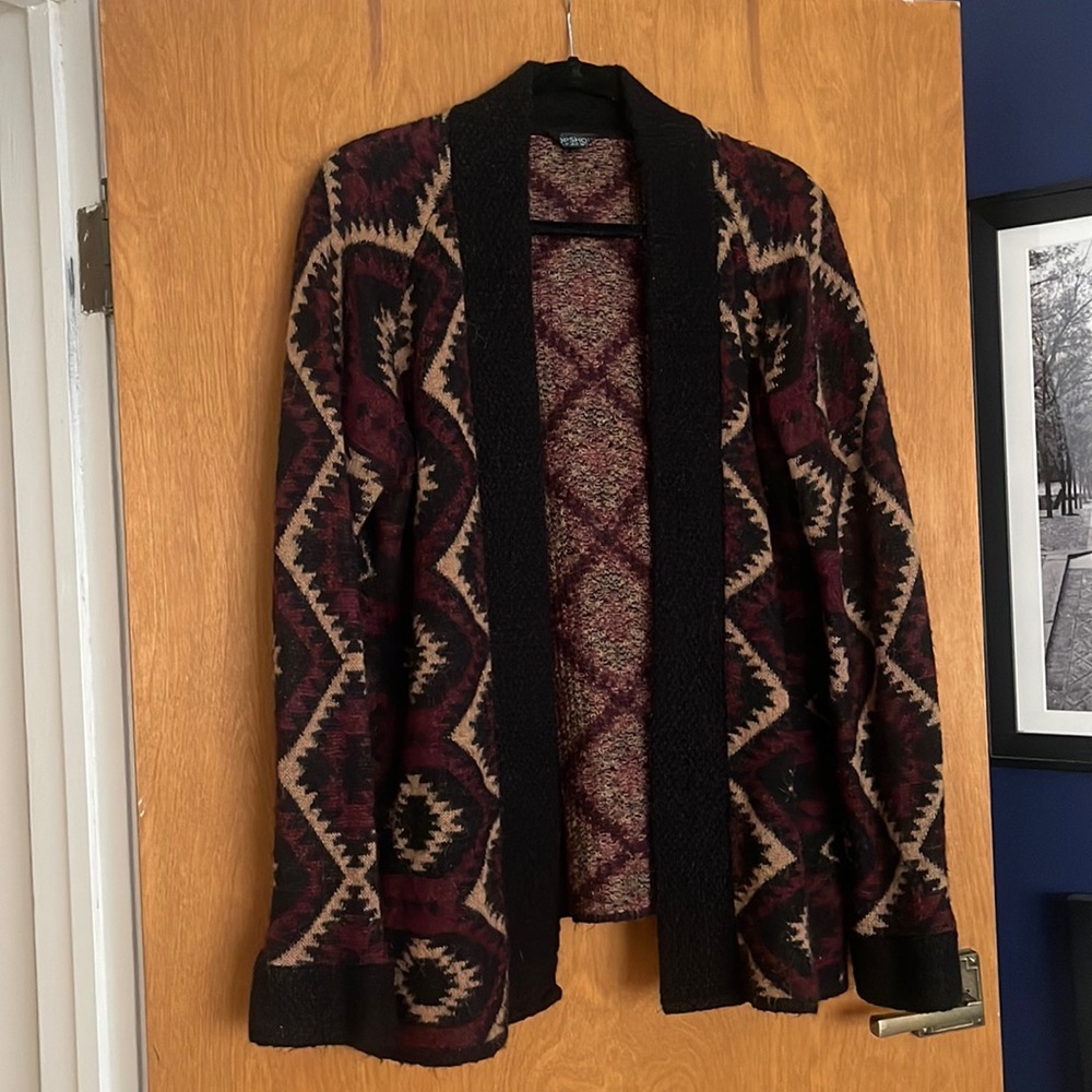 Topshop Printed Sweater
